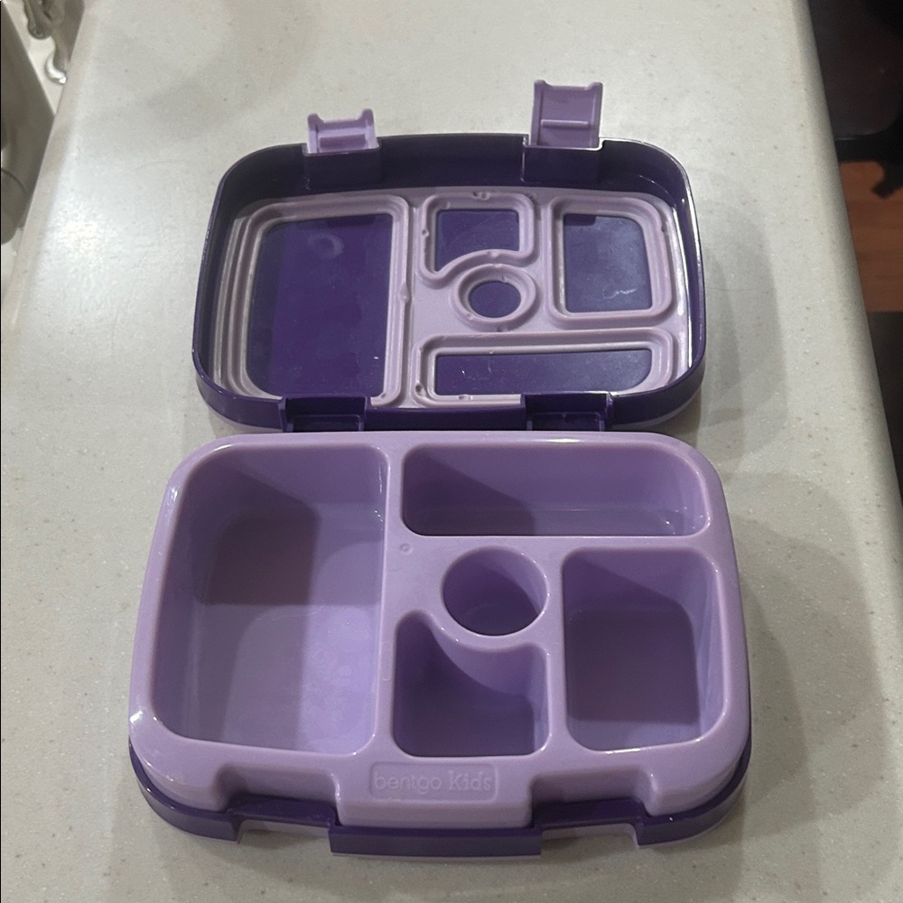 Bentgo Kids Unicorn Lunch Box - Purple - Picture 2 of 2